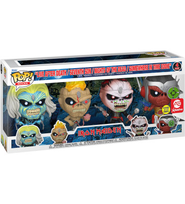 4 PACK IRON MAIDEN / IRON MAIDEN / FIGURINE FUNKO POP / EXCLUSIVE AE EXCLUSIVE / GITD 4 PACK IRON MAIDEN / IRON MAIDEN / FIGURINE FUNKO POP / EXCLUSIVE AE EXCLUSIVE / GITD