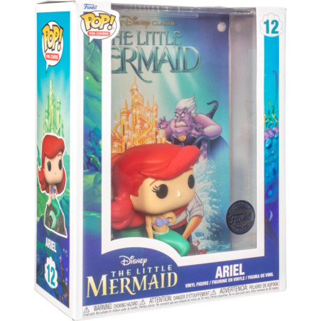 ARIEL VHS COVER / LA PETITE SIRENE / FIGURINE FUNKO POP / EXCLUSIVE SPECIAL EDITION