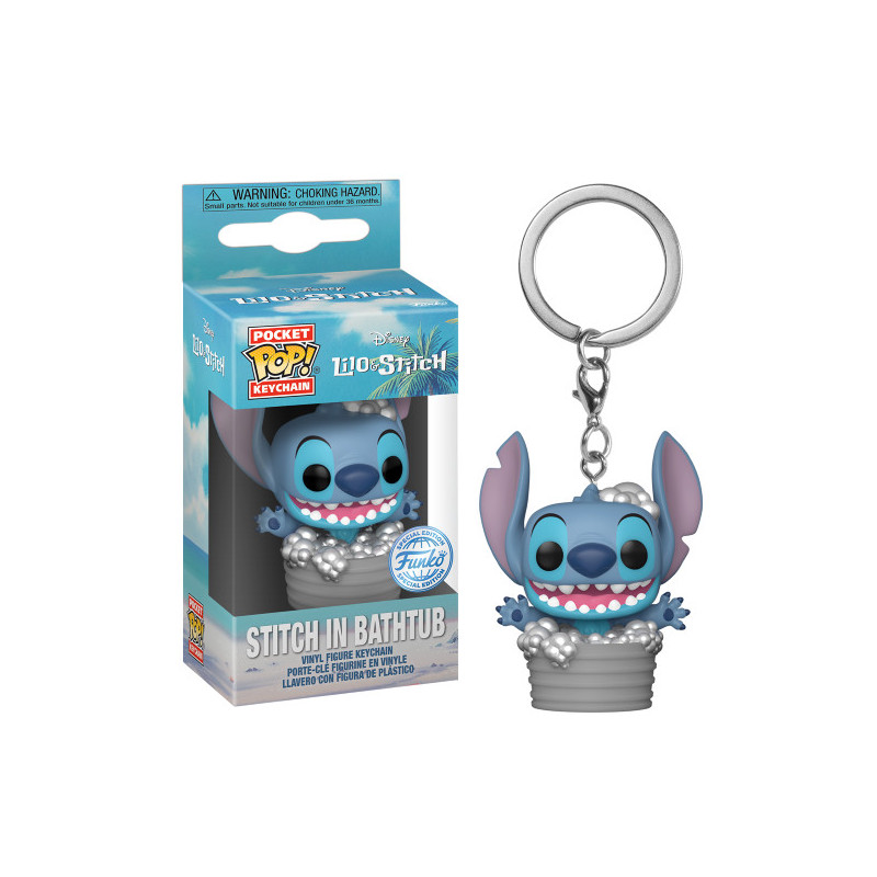 STITCH IN BATHTUB / LILO ET STITCH / FUNKO POCKET POP / EXCLUSIVE SPECIAL EDITION STITCH IN BATHTUB / LILO ET STITCH / FUNKO POCKET POP / EXCLUSIVE SPECIAL EDITION