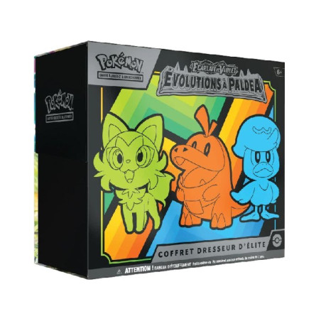 PRECO COFFRET DRESSEUR D'ELITE ECARLATE ET VIOLET EV02 EVOLUTIONS A PALDEA / CARTE POKEMON VF