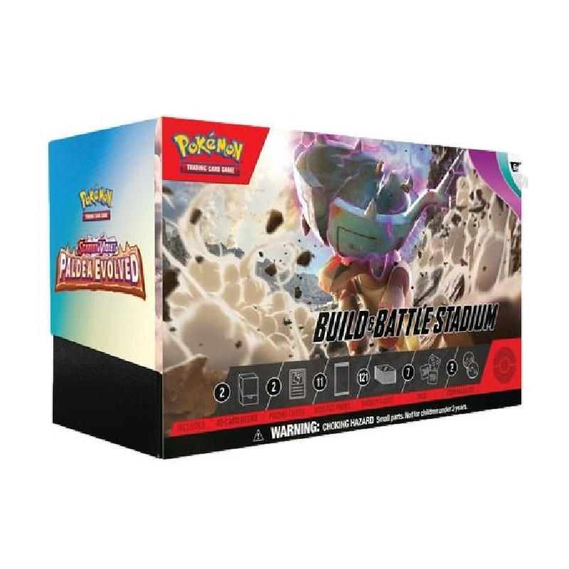 COFFRET STADE STRATEGIES ET COMBATS ECARLATE ET VIOLET EVOLUTIONS A PALDEA / CARTE POKEMON VF