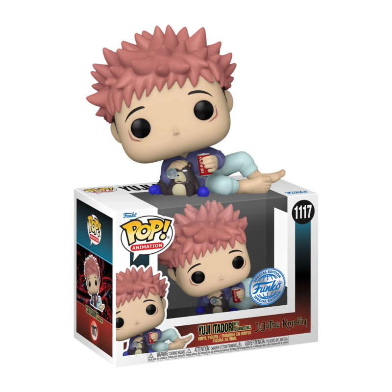 YUJI ITADORI WITH TSUKAMOTO DOLL / JUJUTSU KAISEN / FIGURINE FUNKO POP / EXCLUSIVE SPECIAL EDITION