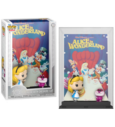 ALICE WITH CHESCHIRE CAT MOVIES POSTER / ALICE AU PAYS DES MERVEILLES / FIGURINE FUNKO POP ALICE WITH CHESCHIRE CAT MOVIES POSTER / ALICE AU PAYS DES MERVEILLES / FIGURINE FUNKO POP