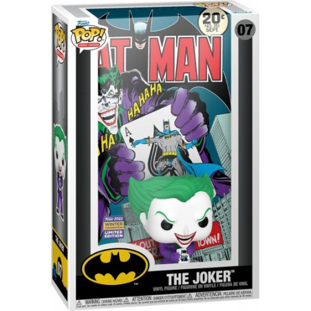 THE JOKER BACK IN TOWN COMIC COVERS / BATMAN / FIGURINE FUNKO POP / EXCLUSIVE WINTER CONVENTION 2022