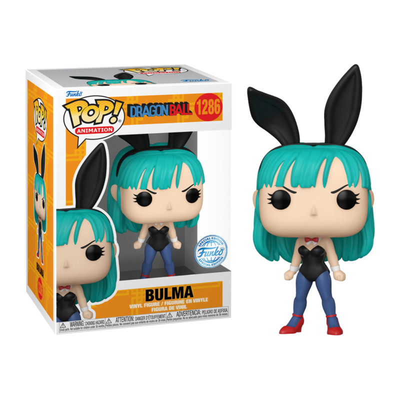 BULMA IN BUNNY COSTUME / DRAGON BALL / FIGURINE FUNKO POP / EXCLUSIVE SPECIAL EDITION