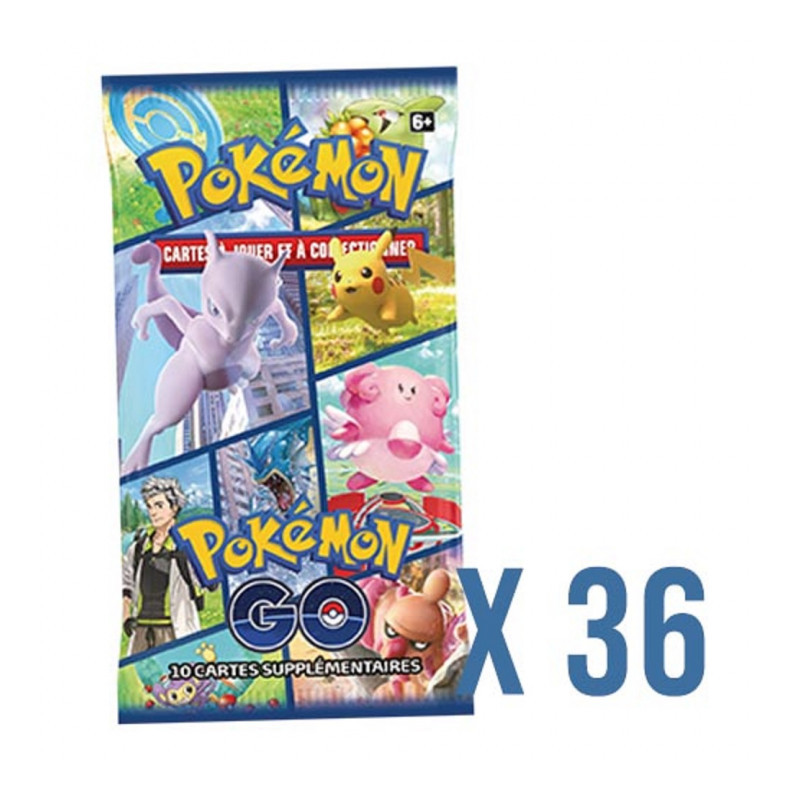 Lot de 36 Boosters Pokemon Go Sortie de Coffrets Abimées / Pokemon JCC