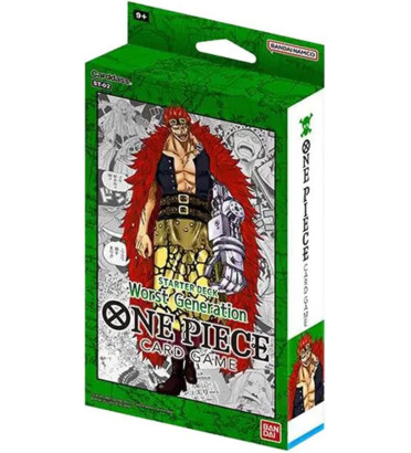 STARTER DECK ONE PIECE WORST GENERATION ST-02 / CARTE VERSION ANGLAISE