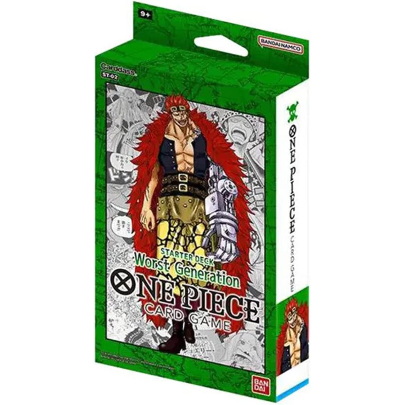 STARTER DECK ONE PIECE WORST GENERATION ST-02 / CARTE VERSION ANGLAISE