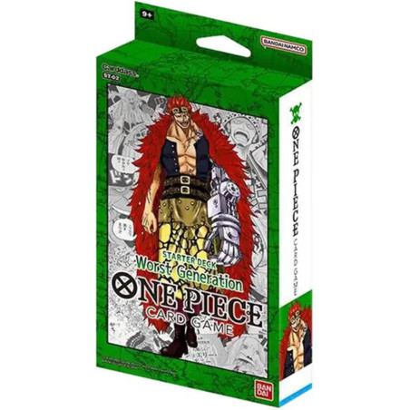 STARTER DECK ONE PIECE WORST GENERATION ST-02 / CARTE VERSION ANGLAISE