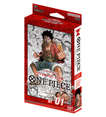 STARTER DECK ONE PIECE STRAW HAT CREW ST-01 / CARTE VERSION ANGLAISE