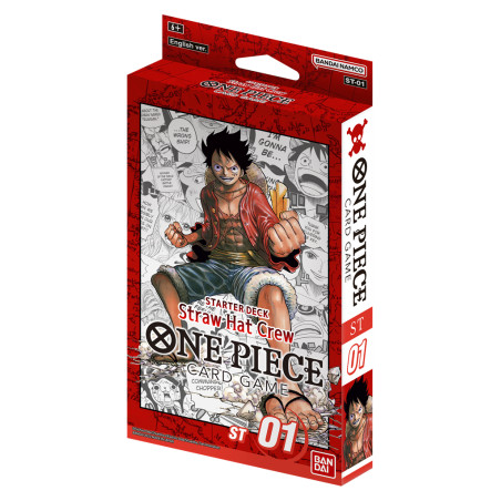 STARTER DECK ONE PIECE STRAW HAT CREW ST-01 / CARTE VERSION ANGLAISE