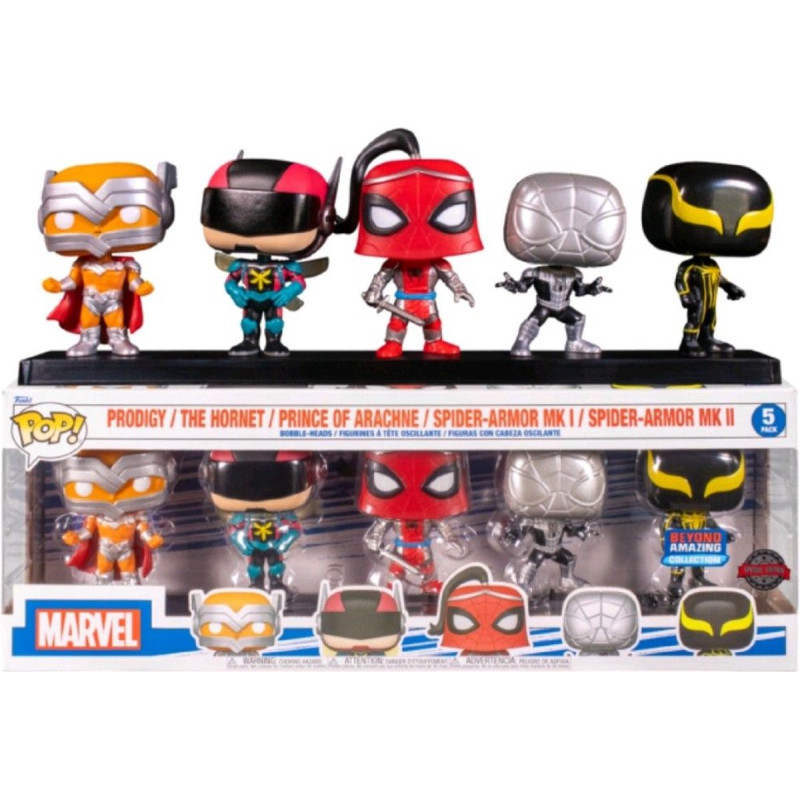 5 PACK SPIDER-MAN / MARVEL / FIGURINE FUNKO POP / EXCLUSIVE SPECIAL EDITION