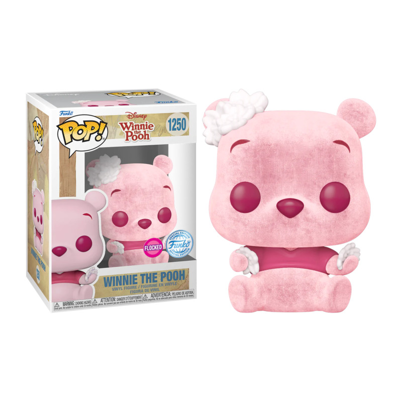 WINNIE THE POOH CHERRY BLOSSOM / WINNIE LOURSON / FIGURINE FUNKO POP / EXCLUSIVE SPECIAL EDITION / FLOCKED