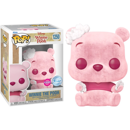 WINNIE THE POOH CHERRY BLOSSOM / WINNIE L'OURSON / FIGURINE FUNKO POP / EXCLUSIVE SPECIAL EDITION / FLOCKED