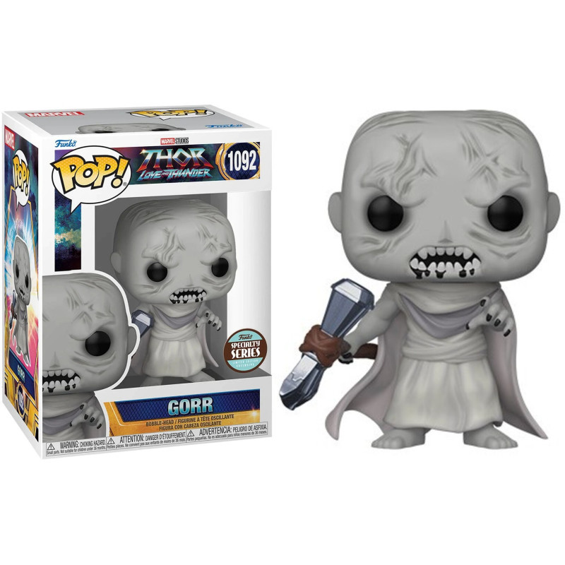 GORR WITH STORMBREAKER / THOR LOVE AND THUNDER / FIGURINE FUNKO POP / EXCLUSIVE SPECIALTY SERIES