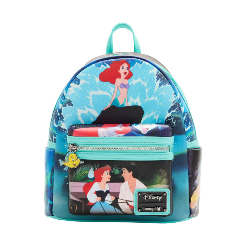 MINI SAC A DOS LA PETITE SIRENE SCENES SERIES / DISNEY / LOUNGEFLY