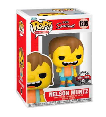 NELSON MUNTZ / THE SIMPSONS / FIGURINE FUNKO POP / EXCLUSIVE SPECIAL EDITION