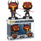 2 PACK DARTH MAUL AND GAR SAXON / STAR WARS / FIGURINE FUNKO POP / GITD