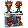 2 PACK DARTH MAUL AND GAR SAXON / STAR WARS / FIGURINE FUNKO POP / EXCLUSIVE SPECIAL EDITION / GITD
