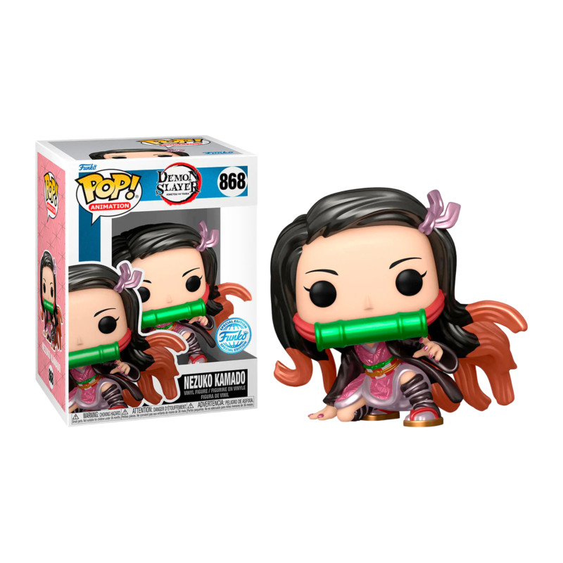 NEZUKO KAMADO METALLIC / DEMON SLAYER / FIGURINE FUNKO POP / EXCLUSIVE SPECIAL EDITION