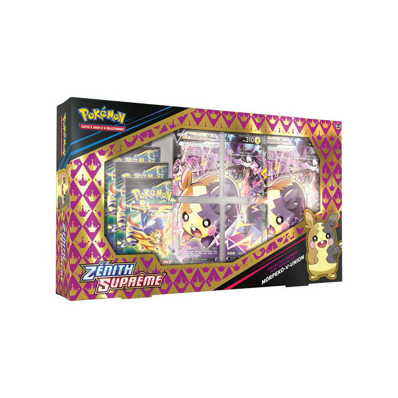 COFFRET PREMIUM MORPEKO ZENITH SUPREME / CARTE POKEMON VF