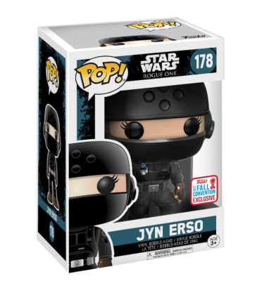 JYN ERSO DEGUISÉE / STAR WARS / FIGURINE FUNKO POP / NYCC 2017 EXCLUSIVE JYN ERSO DEGUISÉE / STAR WARS / FIGURINE FUNKO POP / NYCC 2017 EXCLUSIVE
