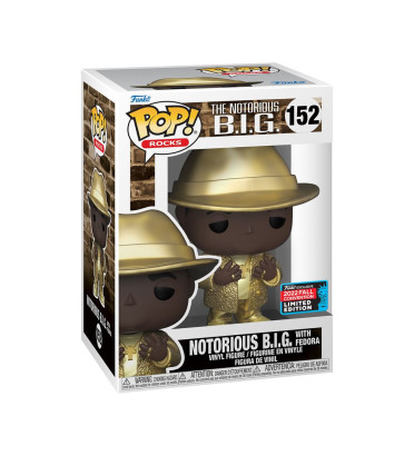 NOTORIOUS BIG WITH FEDORA / THE NOTORIOUS BIG / FIGURINE FUNKO POP / EXCLUSIVE NYCC 2022