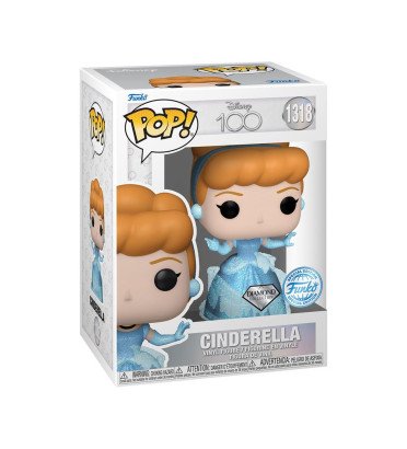 CINDERELLA / DISNEY 100TH / FIGURINE FUNKO POP / EXCLUSIVE SPECIAL EDITION / DIAMOND CINDERELLA / DISNEY 100TH / FIGURINE FUNKO POP / EXCLUSIVE SPECIAL EDITION / DIAMOND