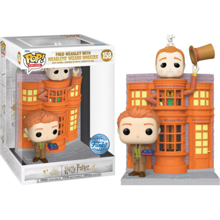 FRED WEASLEY WITH WEASLEY'S WIZARD WHEEZES / HARRY POTTER / FIGURINE FUNKO POP / EXCLUSIVE SPECIAL EDITION
