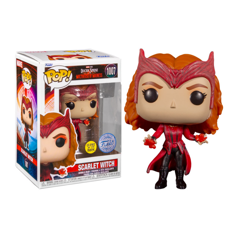 SCARLET WITCH / DOCTOR STRANGE MULTIVERSE OF MADNESS / FIGURINE FUNKO POP / EXCLUSIVE SPECIAL EDITION / GITD