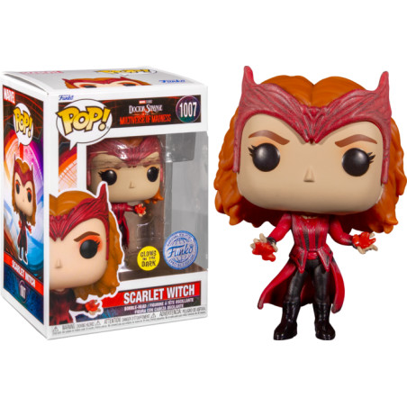 SCARLET WITCH / DOCTOR STRANGE MULTIVERSE OF MADNESS / FIGURINE FUNKO POP / EXCLUSIVE SPECIAL EDITION / GITD
