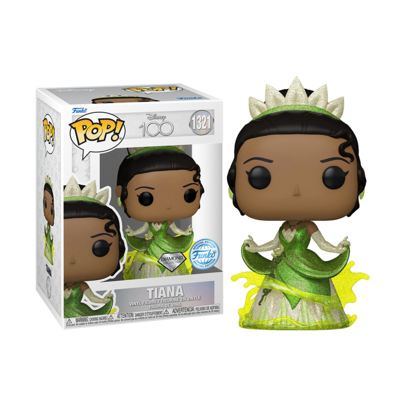 TIANA / DISNEY 100TH / FIGURINE FUNKO POP / EXCLUSIVE SPECIAL EDITION / DIAMOND