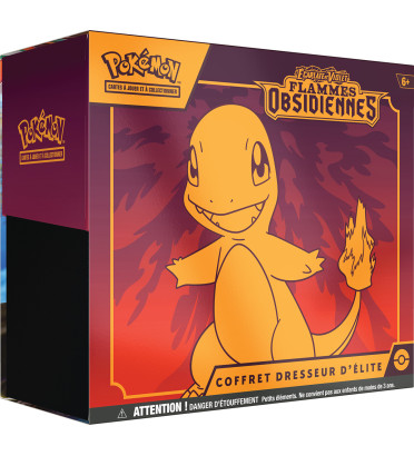 COFFRET DRESSEUR DELITE FLAMMES OBSIDIENNES EV03 / CARTE POKEMON VF