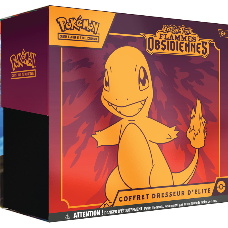 COFFRET DRESSEUR DELITE FLAMMES OBSIDIENNES EV03 / CARTE POKEMON VF