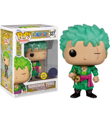 RORONOA ZORO / ONE PIECE / FIGURINE FUNKO POP / EXCLUSIVE SPECIAL EDITION / GITD