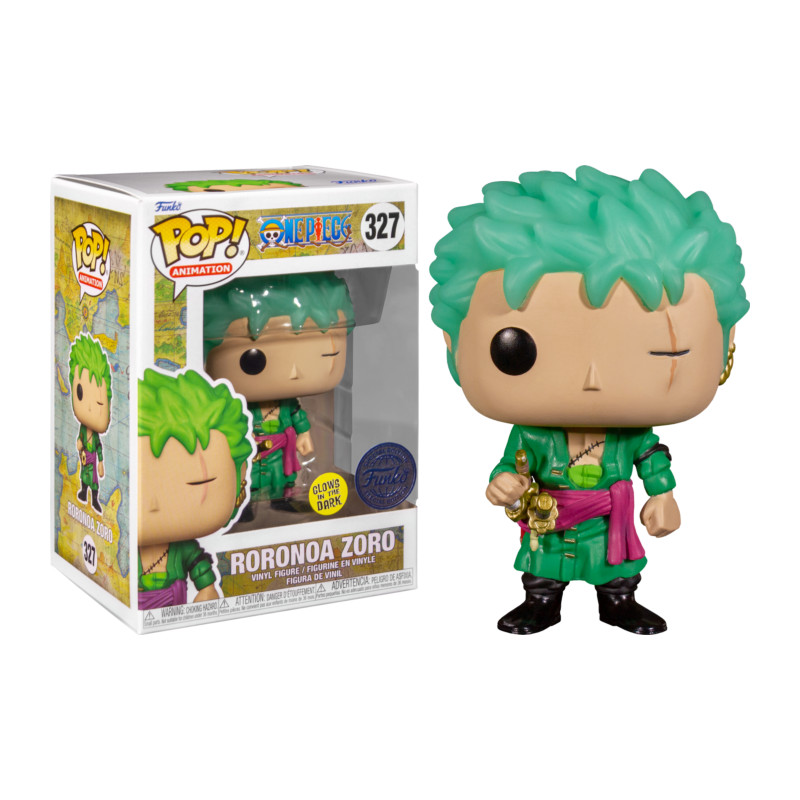 RORONOA ZORO / ONE PIECE / FIGURINE FUNKO POP / EXCLUSIVE SPECIAL EDITION / GITD