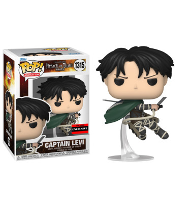 CAPTAIN LEVI / ATTACK ON TITAN / FIGURINE FUNKO POP / EXCLUSIVE AAA ANIME