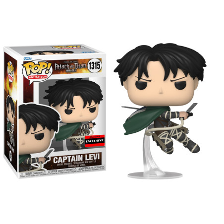 CAPTAIN LEVI / ATTACK ON TITAN / FIGURINE FUNKO POP / EXCLUSIVE AAA ANIME