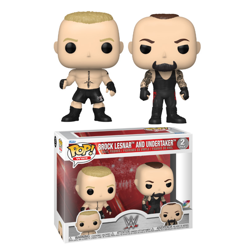 2 PACK BROCK LESNAR AND UNDERTAKER / WWE/ FIGURINE FUNKO POP