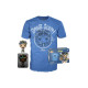 T-SHIRT L AVEC POP DOC WITH HELMET / RETOUR VERS LE FUTUR / FIGURINE FUNKO POP