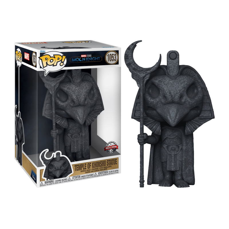 TEMPLE OF KHONSHU STATUE SUPER OVERSIZED / MOON KNIGHT / FIGURINE FUNKO POP / EXCLUSIVE SPECIAL EDITION