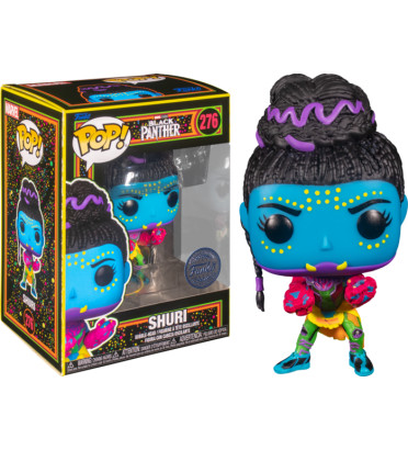 SHURI / BLACKLIGHT / FIGURINE FUNKO POP / EXCLUSIVE SPECIAL EDITION