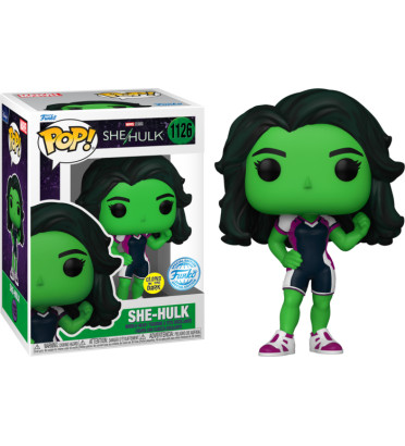 SHE HULK / SHE HULK / FIGURINE FUNKO POP / EXCLUSIVE SPECIAL EDITION / GITD