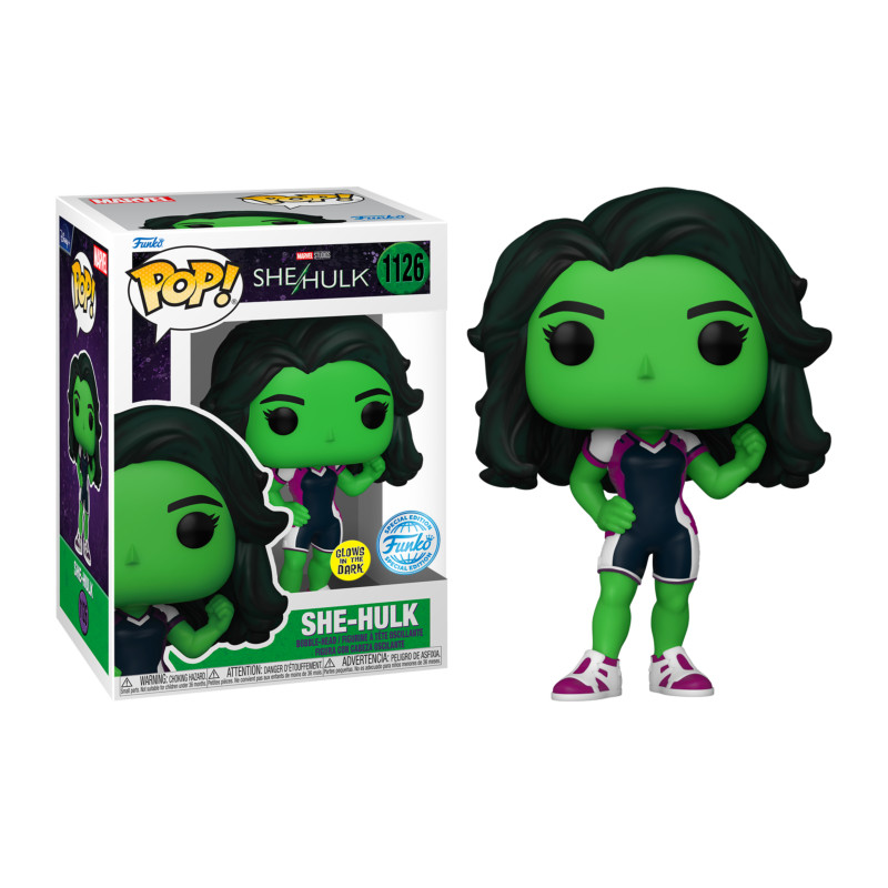 SHE HULK / SHE HULK / FIGURINE FUNKO POP / EXCLUSIVE SPECIAL EDITION / GITD