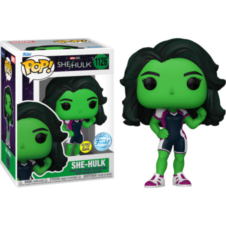 SHE HULK / SHE HULK / FIGURINE FUNKO POP / EXCLUSIVE SPECIAL EDITION / GITD