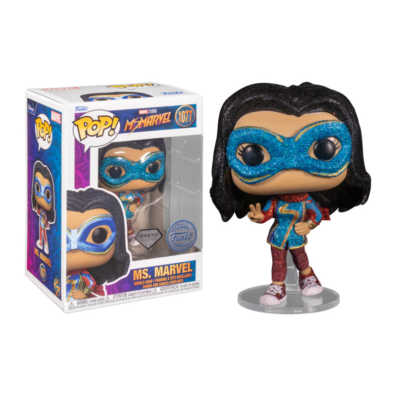 MS MARVEL / MS MARVEL / FIGURINE FUNKO POP / EXCLUSIVE SPECIAL EDITION / DIAMOND