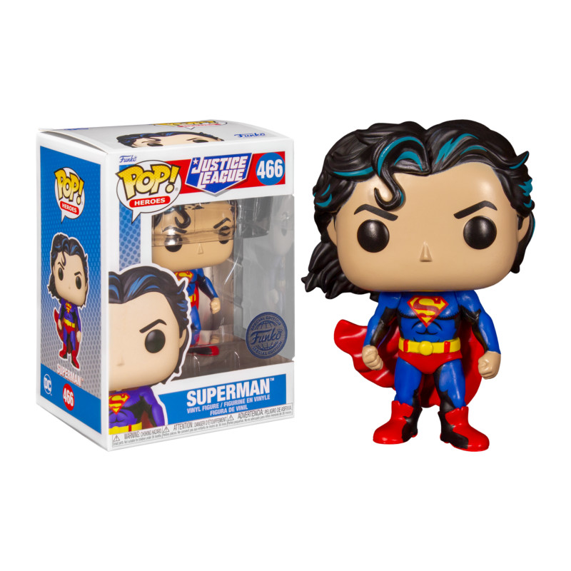 SUPERMAN POING FERME / JUSTICE LEAGUE / FIGURINE FUNKO POP / EXCLUSIVE SPECIAL EDITION