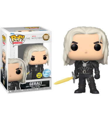 GERALT SWORD / THE WITCHER NETFLIX / FIGURINE FUNKO POP / EXCLUSIVE SPECIAL EDITION / GITD