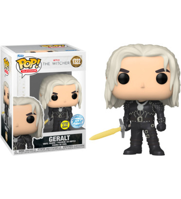 GERALT SWORD / THE WITCHER NETFLIX / FIGURINE FUNKO POP / EXCLUSIVE SPECIAL EDITION / GITD GERALT SWORD / THE WITCHER NETFLIX / FIGURINE FUNKO POP / EXCLUSIVE SPECIAL EDITION / GITD