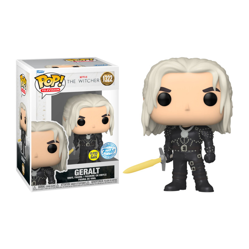 GERALT SWORD / THE WITCHER NETFLIX / FIGURINE FUNKO POP / EXCLUSIVE SPECIAL EDITION / GITD